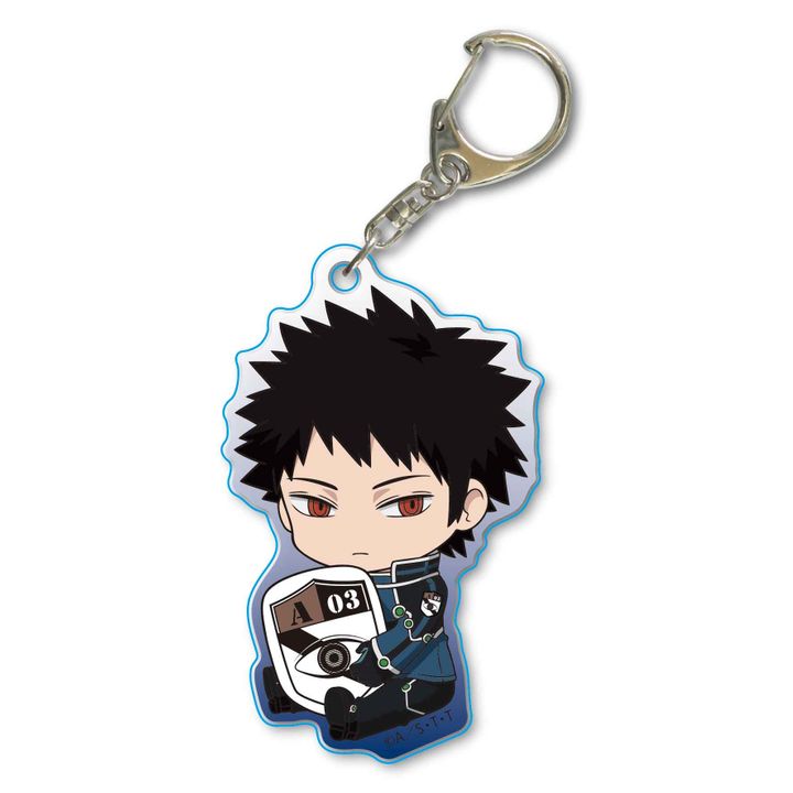 World Trigger GyuGyutto Acrylic Key Chain Kazama Soya