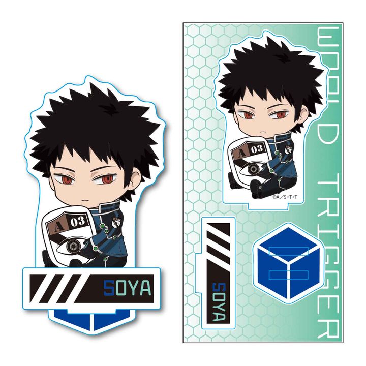 World Trigger GyuGyutto Acrylic Figur Kazama Soya