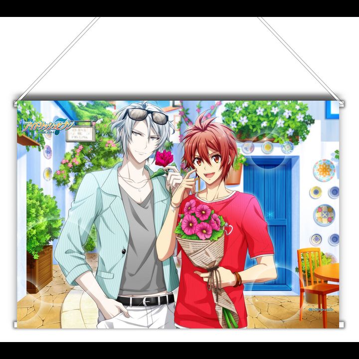 IDOLiSH7 Shuffle Talk 2 B3 Tapestry Gaku & Riku (51x56cm)