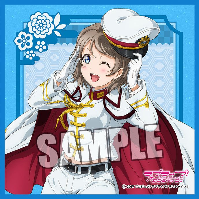 Love Live! Sunshine!! Microfiber Mini Towel Taisho Roman Ver. Watanabe You (20x20cm)