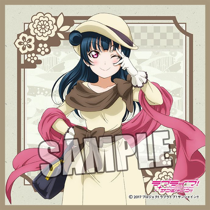 Love Live! Sunshine!! Microfiber Mini Towel Taisho Roman Ver. Tsushima Yoshiko (20x20cm)