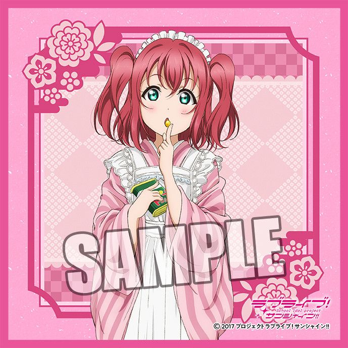 Love Live! Sunshine!! Microfiber Mini Towel Taisho Roman Ver. Kurosawa Ruby (20x20cm)