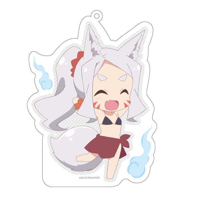 Sewayaki Kitsune no Senko-san Big Acrylic Key Chain Shiro