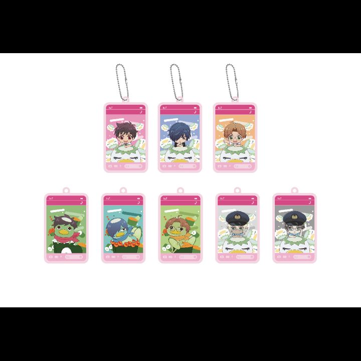 Notty Series Sarazanmai Trading Rubber Key Chain [SET OF 8]