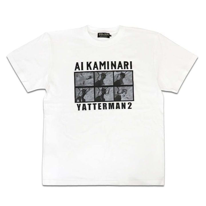 Yatterman Ai-chan Transform T-shirt White (S/M/L/XL Size)
