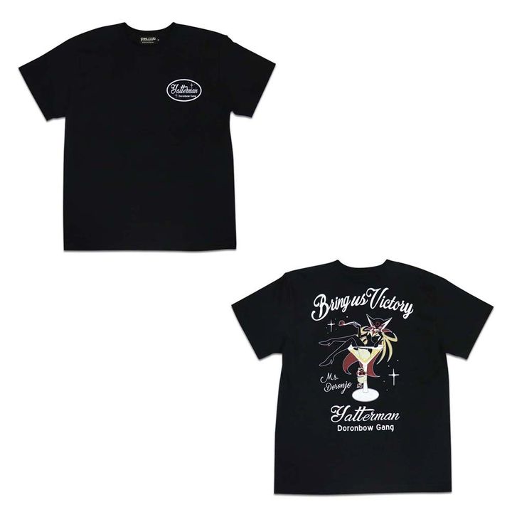 Yatterman Cocktail Doronjo T-shirt Black (S/M/L/XL Size)