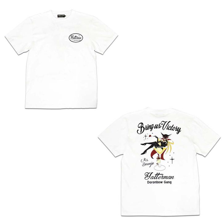 Yatterman Cocktail Doronjo T-shirt White (S/M/L/XL Size)