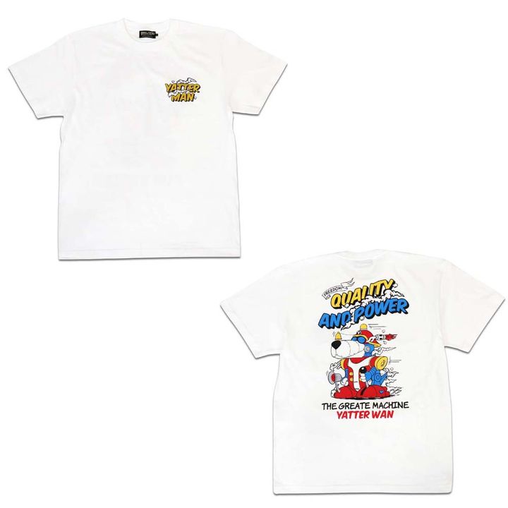 Yatterman Yatter Wan T-shirt White (S/M/L/XL Size)