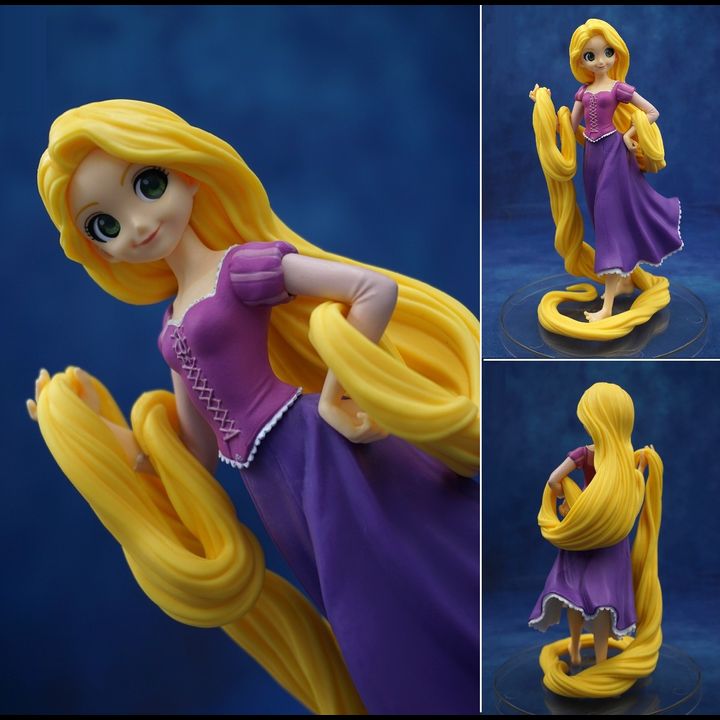 Disney Characters Crystalux Figure Rapunzel (16cm)