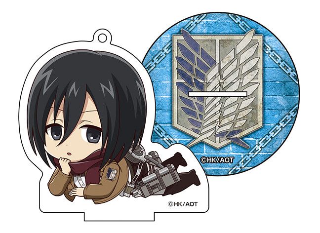 Attack on Titan Season 3 Gororin Acrylic Key Chain Mikasa Ackerman