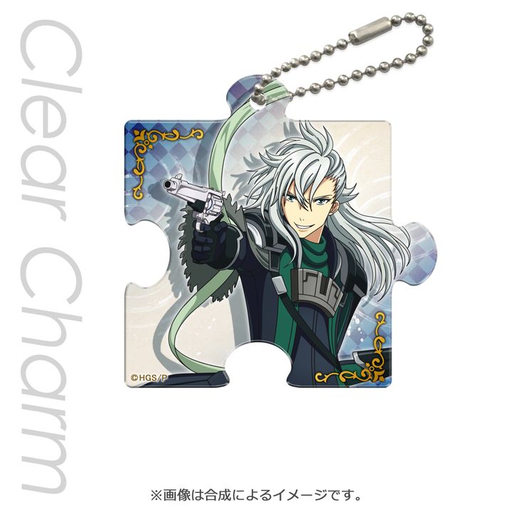 Operation Han-Gyaku-Sei Million Arthur Puzzle Piece Type Clear Charm Vagabond Arthur