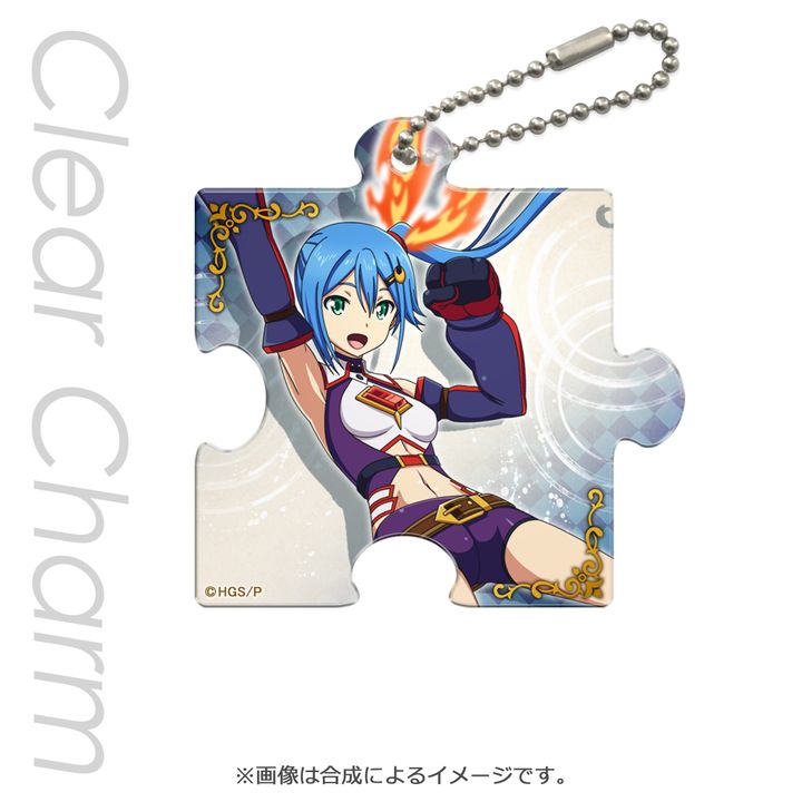 Operation Han-Gyaku-Sei Million Arthur Puzzle Piece Type Clear Charm Brigitte