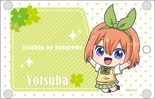 The Quintessential Quintuplets H bit Series Acrylic IC Card Case Nakano Yotsuba