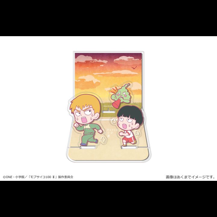 Mob Psycho 100 II Acrylic Diorama Stand Vol. 2 01 Mob & Reigen & Ekubo