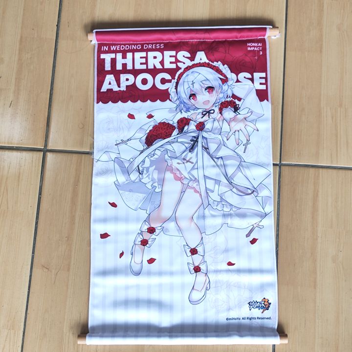 Wall Scroll / Tapestry Theresa Apocalypse - Wedding Dress Ver. (55 x 33cm)