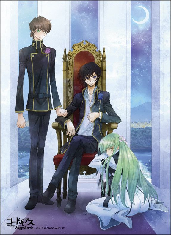 Code Geass Lelouch of the Rebellion Acrylic Plate Lelouch & Suzaku & C.C.