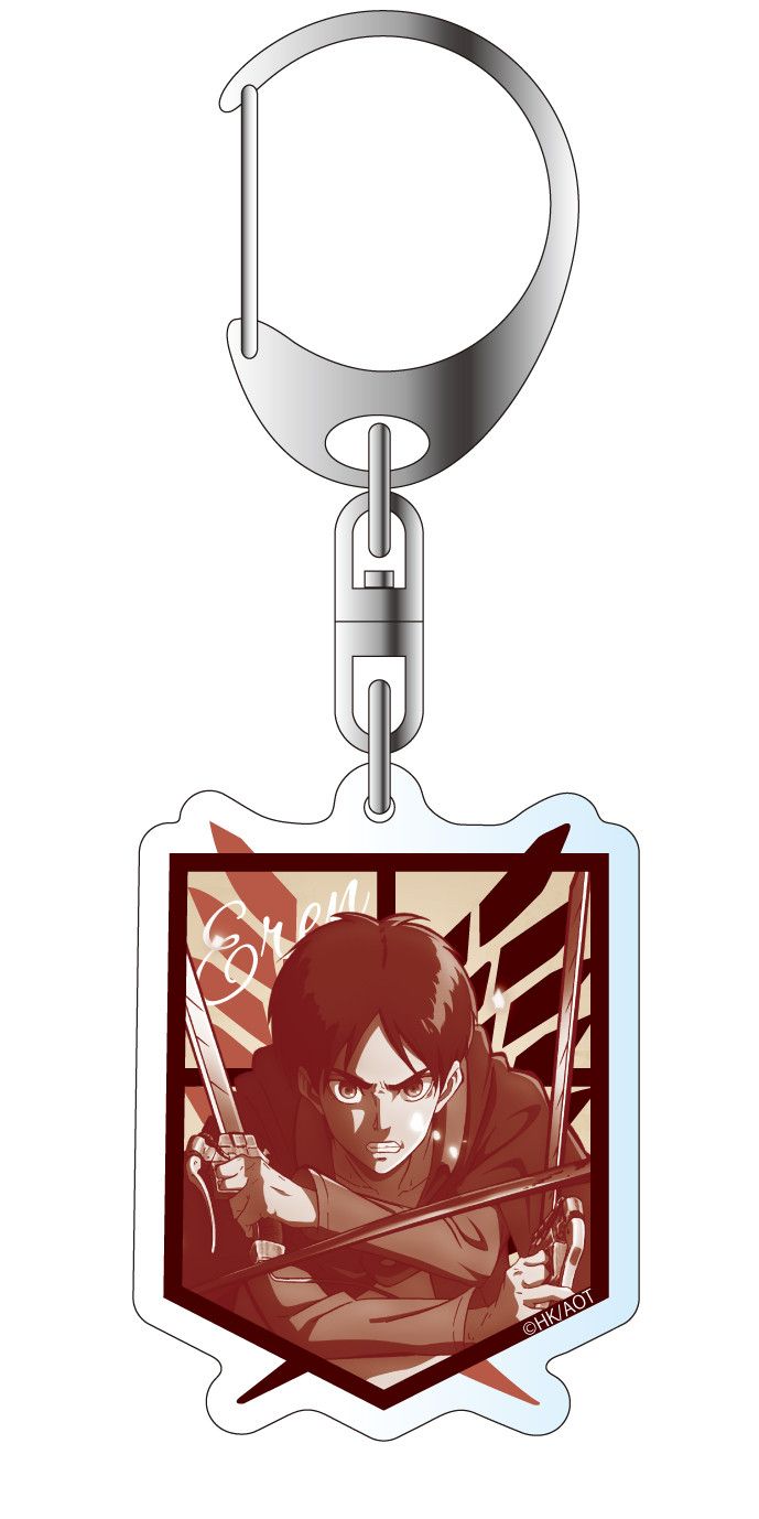 Attack on Titan Acrylic Key Chain Select Color Ver. Eren