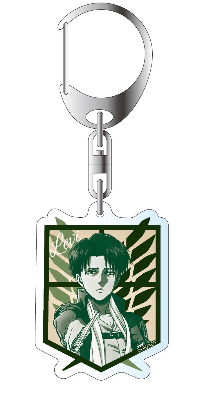 Attack on Titan Acrylic Key Chain Select Color Ver. Levi
