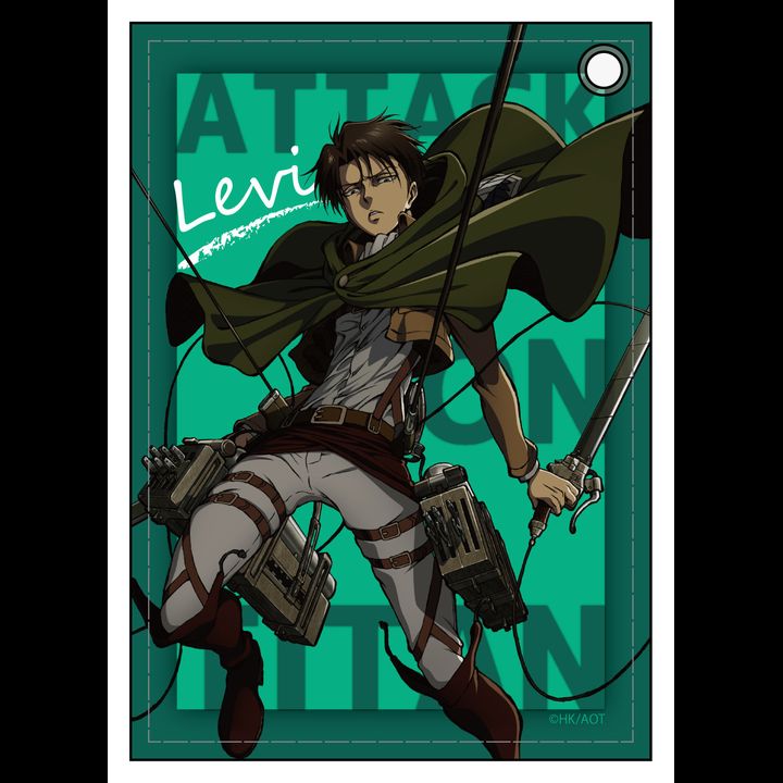 Attack on Titan Leather Pass Case Levi
