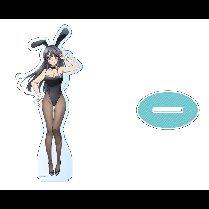 Seishun Buta Yaro wa Bunny Girl-senpai no Yume wo Minai Deka Acrylic Stand Sakurajima Mai Bunny Ver.