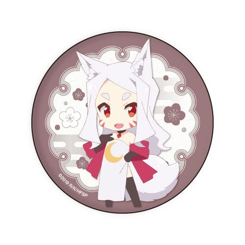 Can Badge Sewayaki Kitsune no Senko-san 02 Shiro (Mini Character)