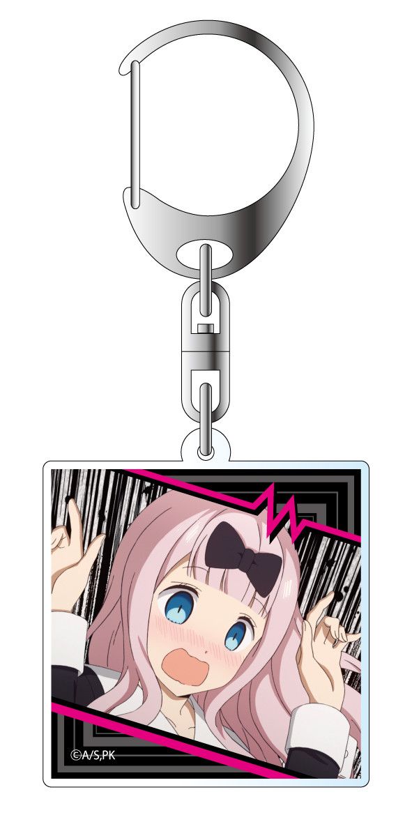 Kaguya-sama: Love is War Acrylic Key Chain Fujiwara Chika Ver. 1