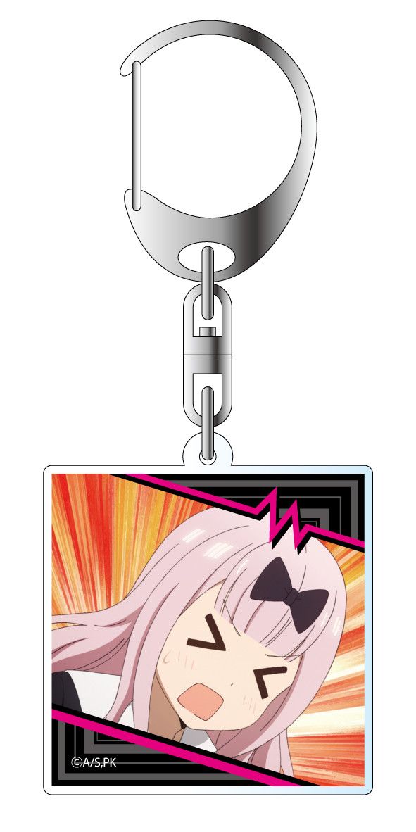 Kaguya-sama: Love is War Acrylic Key Chain Fujiwara Chika Ver. 2