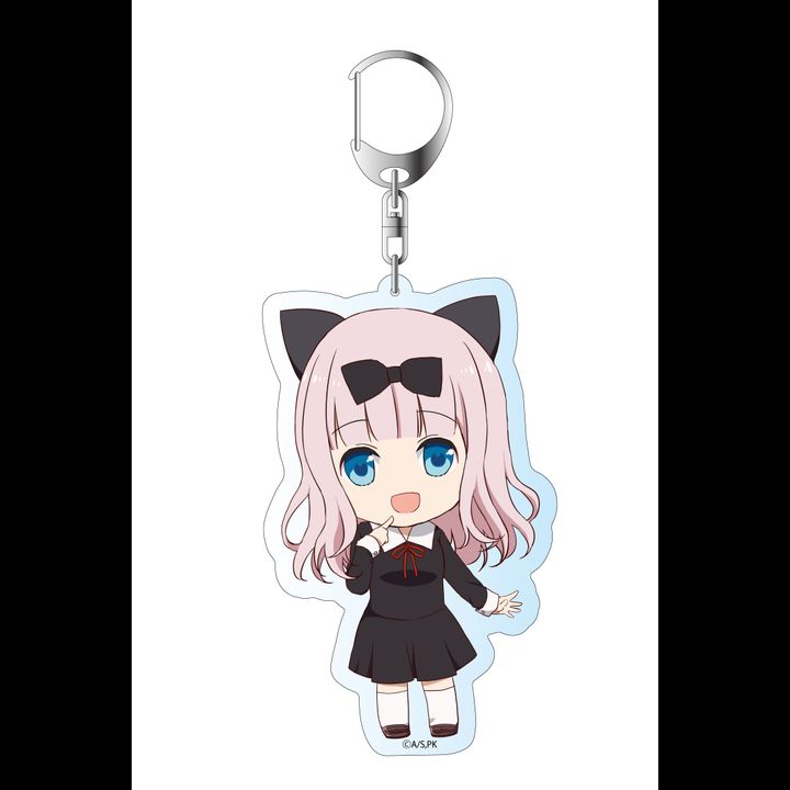 Kaguya-sama: Love is War Deka Key Chain Fujiwara Chika Deformed Ver.