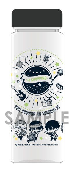 New The Prince of Tennis Clear Bottle -in SHOPPING- E Shiraishi / Konjiki / Hitouji / Zaizen / Toyama