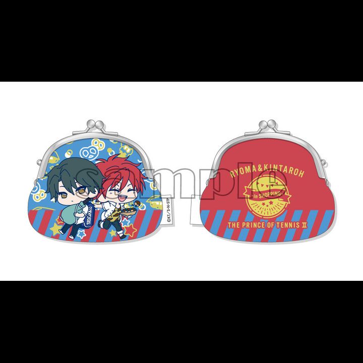 New The Prince of Tennis Gamaguchi Pouch -in SHOPPING- A Echizen Ryoma & Toyama Kintaro
