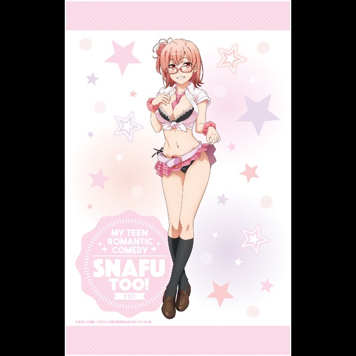 Yahari Ore no Seishun Love-come wa Machigatteiru. Zoku B2 Tapestry School Girl Ver. 2 Yuigahama Yui (72x51cm)
