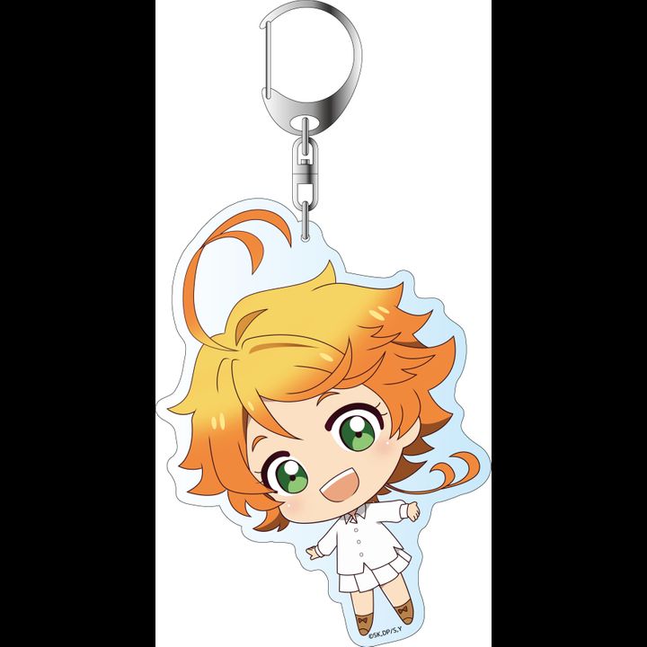 The Promised Neverland Deka Key Chain Emma Deformed Ver.
