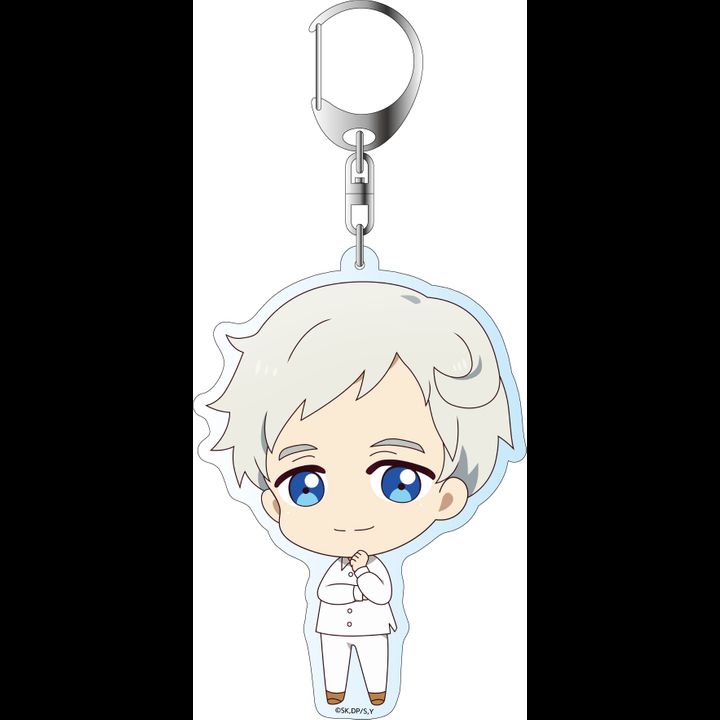 The Promised Neverland Deka Key Chain Norman Deformed Ver.