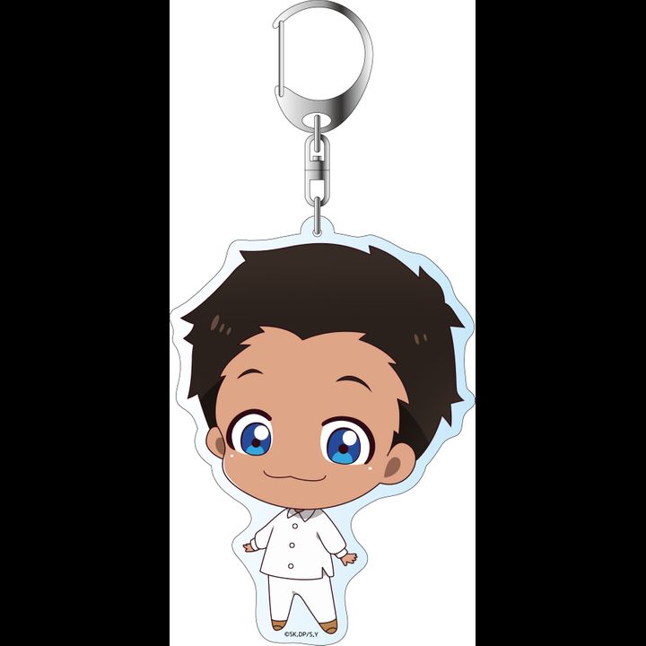 The Promised Neverland Deka Key Chain Phil Deformed Ver.