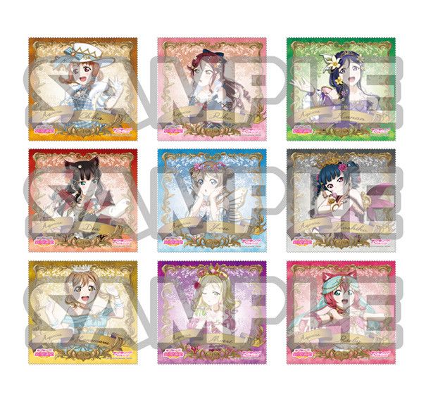 Love Live! Sunshine!! Trading Cleaner Cloth Vol. 1 [SET OF 9]