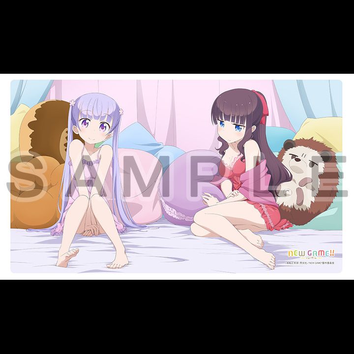 New Game!! Rubber Mat Suzukaze Aoba & Takimoto Hifumi (60x35cm)