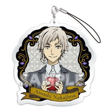 Bungou Stray Dogs DEAD APPLE Capsule Acrylic Strap Nakajima Atsushi