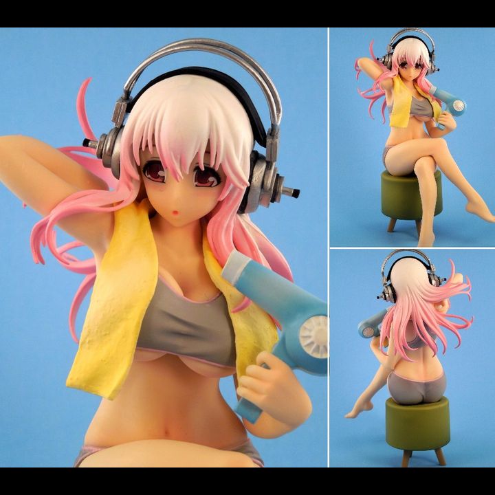 Seikatsu Micchaku Shuzai Special Figure Super Sonico - After Taking Bath (16cm)
