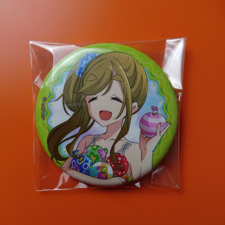 Aoi Inuyama Summer Camp Ver. Original Illustration Trading Can Badge