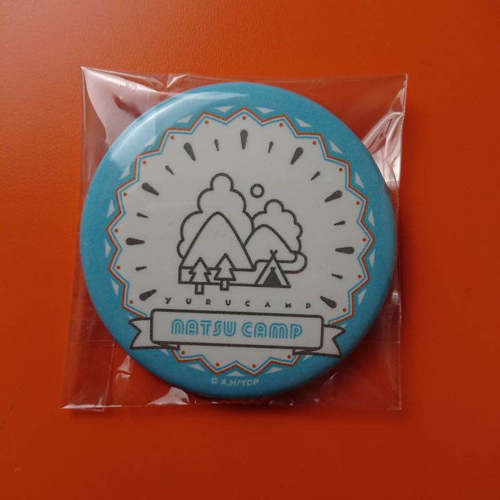 Natsu Camp Original Illustration Trading  Can Badge Summer Camp Ver.