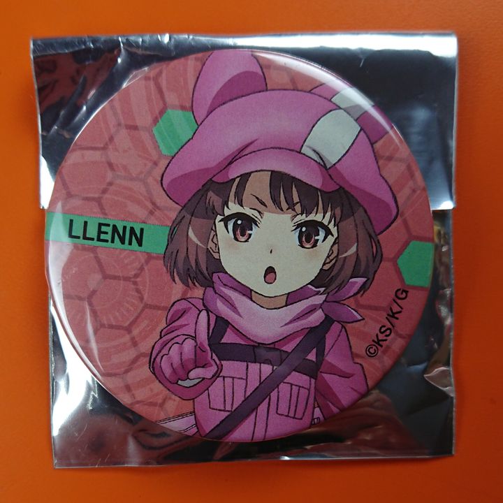 Sword Art Online Alternative Gun Gale Online Can Badge LLENN