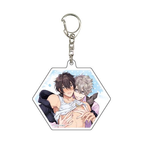 Acrylic Key Chain Owal 03 Our House Love Trouble
