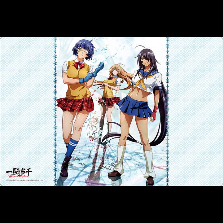 Bushiroad Rubber Mat Collection Vol. 353  Ikki Tousen Western Wolves  Sonsaku, Ryomou, Kanu