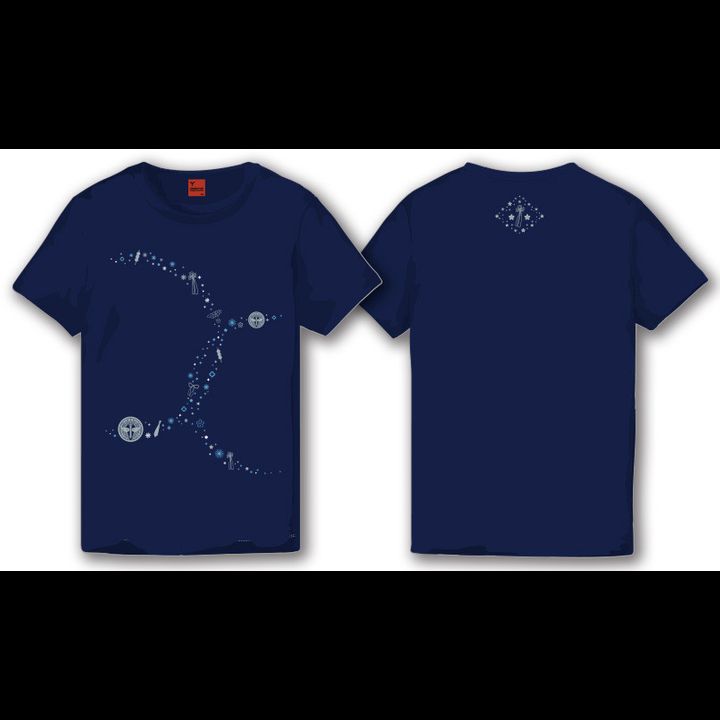 Touken Ranbu -ONLINE- Kenshin Kagemitsu T-shirt Navy (Ladies S/M/L Size)