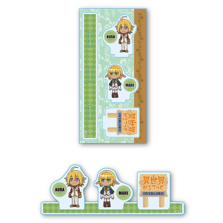 Isekai Quartet Acrylic Figur Aura & Mare