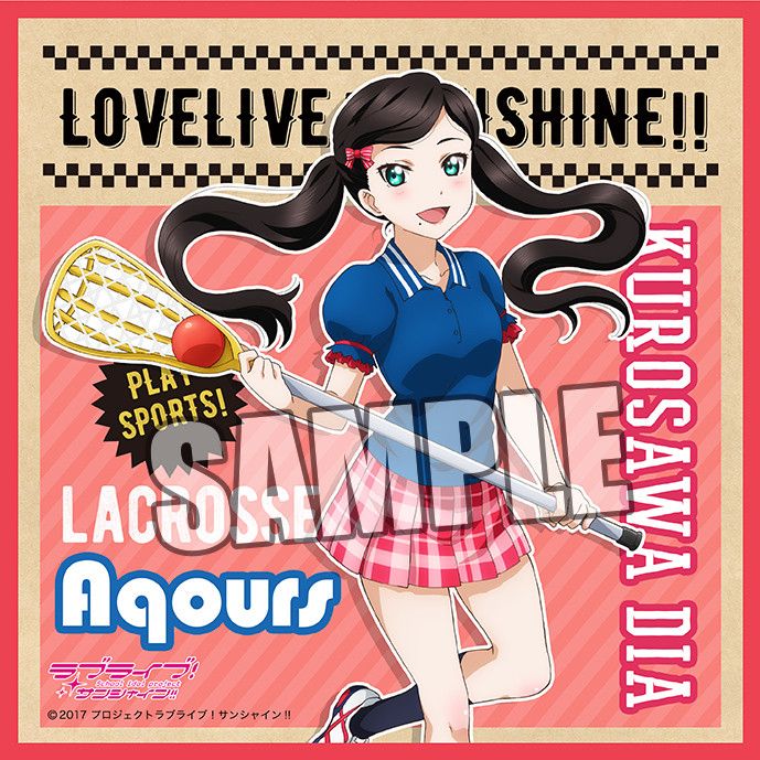 Love Live! Sunshine!! Microfiber Mini Towel Sports Ver. Kurosawa Dia