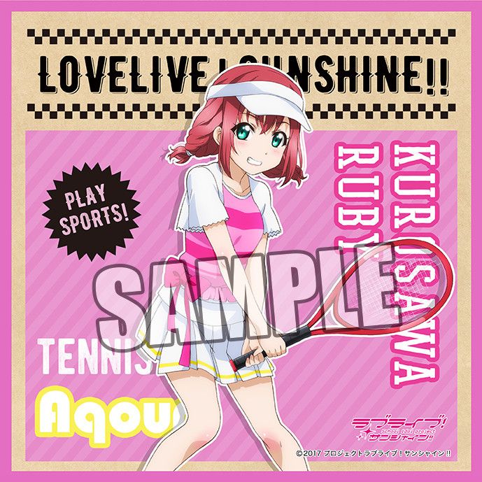 Love Live! Sunshine!! Microfiber Mini Towel Sports Ver. Kurosawa Ruby