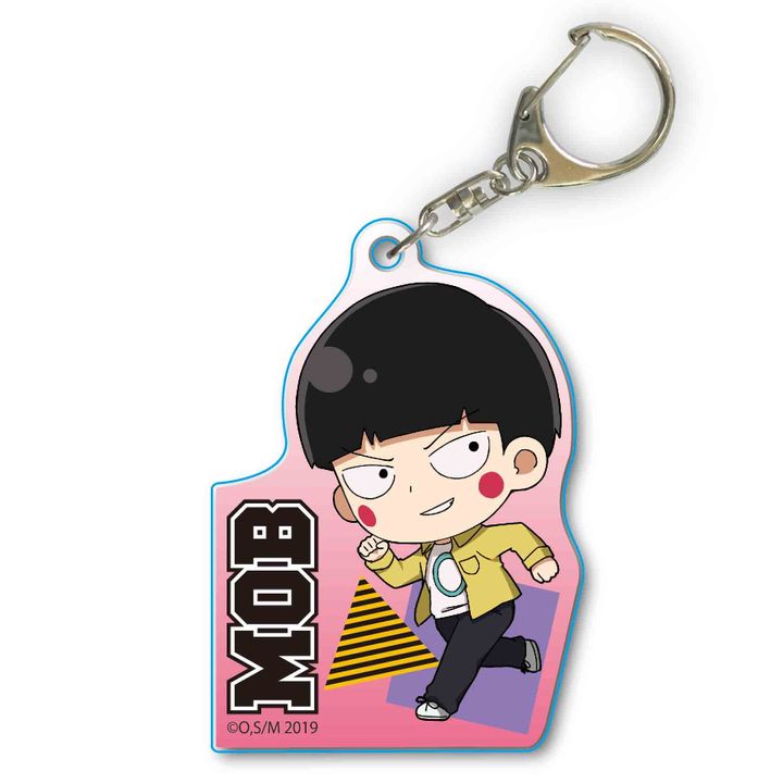 Mob Psycho 100 II TEKUTOKO Acrylic Key Chain Kageyama Shigeo Addicted to Ekubo