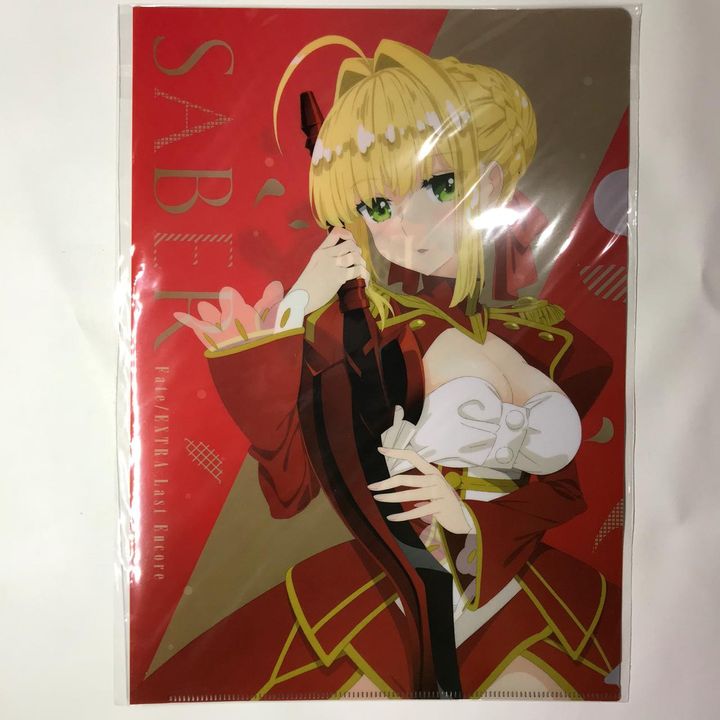 Fate X LAWSON A4 Clear File Saber / Nero Claudius B