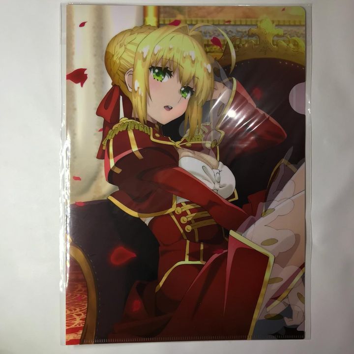 Fate X LAWSON A4 Clear File Saber / Nero Claudius C